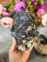 Load image into Gallery viewer, Huge Black Rose Fluorite Specimens, Rare Fluorite, Fluoresce Red or Pink

