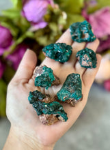 Load image into Gallery viewer, Raw Dioptase Crystal Specimens, Green Dioptase Mineral
