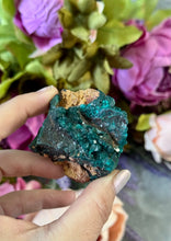 Load image into Gallery viewer, Raw Dioptase Crystal Specimens, Green Dioptase Mineral
