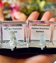 Load image into Gallery viewer, Aquamarine Specimens, Erongo Namibia, Perkie Box
