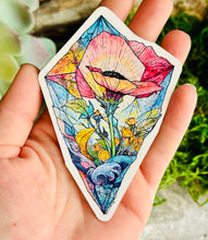 Load image into Gallery viewer, Bloom Within Sticker - Weatherproof Botanical Crystal Vinyl Bumper Sticker, Laptop Sticker,
