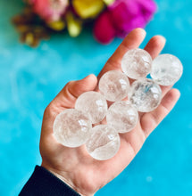 Load image into Gallery viewer, Clear Quartz Crystal Spheres, Ethically Sourced Crystals
