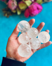 Load image into Gallery viewer, Clear Quartz Crystal Spheres, Ethically Sourced Crystals
