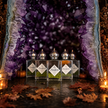 Load image into Gallery viewer, MANIFEST Perfume Oil for MANIFESTATION with Peridot + Sage essential oil
