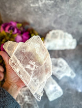 Load image into Gallery viewer, Genuine Raw Selenite Specimens, Clear Selenite Slabs
