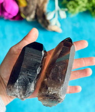 Load image into Gallery viewer, Smoky Lumurian Quartz Points, Lemurian Seed Quartz
