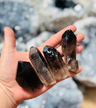 Load image into Gallery viewer, Raw Smoky Quartz Points
