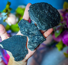 Load image into Gallery viewer, Specular Hematite Slabs, Specularite Shimmers and Sparkles!
