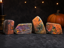 Load image into Gallery viewer, SUNSET labradorite freeforms, Orange Pink Labradorite, 100-749 grams

