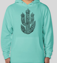Load image into Gallery viewer, ✨PREORDER✨ Crystal Cactus Graphic Hoodie – Multiple Color Options
