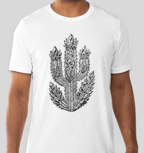 Load image into Gallery viewer, ✨PREORDER✨ Black Crystal Cactus Graphic Tee – Multiple Color Options
