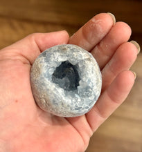 Load image into Gallery viewer, Ethically Sourced CELESTITE Crystal Spheres
