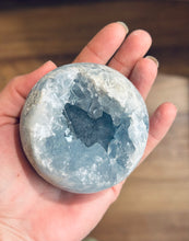 Load image into Gallery viewer, Ethically Sourced CELESTITE Crystal Spheres

