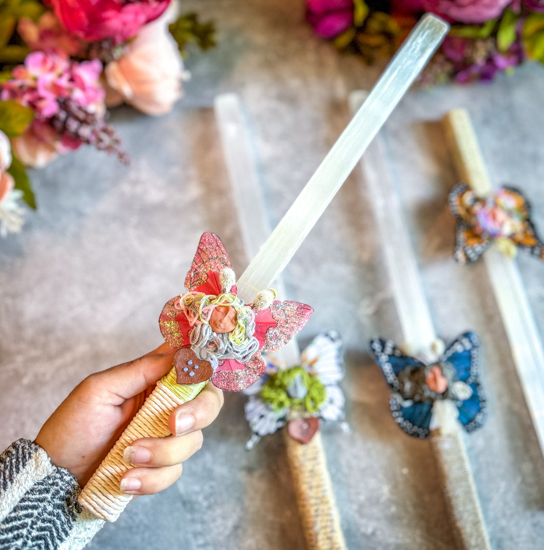 Selenite Magic Wands, Crystal Wands, Metaphysical Supply, Fairy Wand