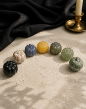 Load image into Gallery viewer, Mixed Crystal Pumpkin Carving | Halloween Stone Figurine
