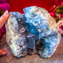 Load image into Gallery viewer, Ethically Sourced CELESTITE Clusters, 5.5 lbs - 10 lbs!
