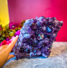 Load image into Gallery viewer, EPIC 9Lb Raw Amethyst Cluster, 10 1/2&quot; Amethyst Geode
