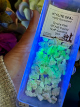 Load image into Gallery viewer, Hyalite Opal from Spruce Pine NC, Fluorescent Minerals
