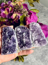 Load image into Gallery viewer, Small Raw Amethyst Standing Cathedral, Ethically Sourced Crystals
