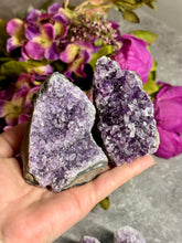 Load image into Gallery viewer, Small Raw Amethyst Standing Cathedral, Ethically Sourced Crystals
