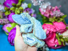 Load image into Gallery viewer, Raw Blue Lace Agate Specimens, Blue Lace Agate Crystal
