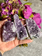 Load image into Gallery viewer, Small Raw Amethyst Standing Cathedral, Ethically Sourced Crystals
