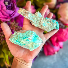 Load image into Gallery viewer, Raw Aurichalcite with Hemimorphite Specimens, USA Minerals
