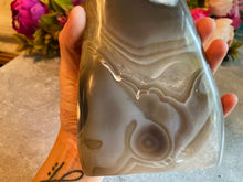 Load image into Gallery viewer, Orca Agate Freeform with Quartz

