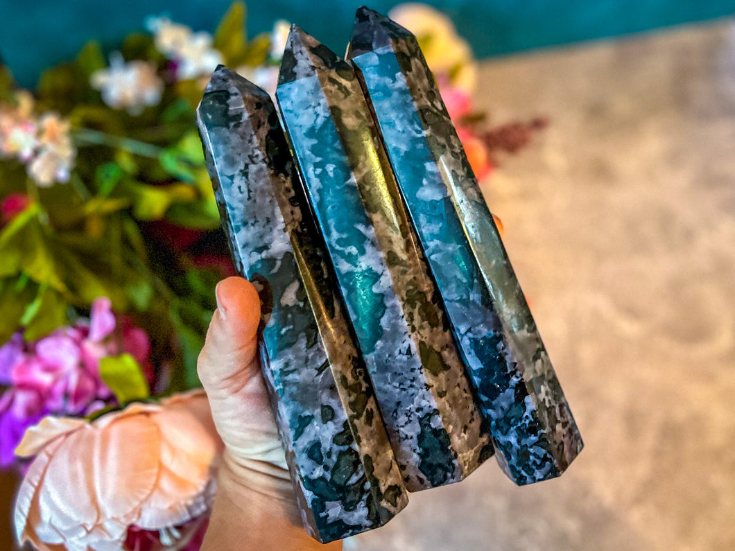 Indigo Gabbro Towers, Mystic Merlinite Tower