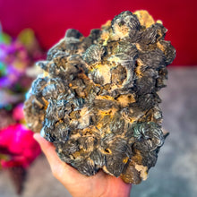 Load image into Gallery viewer, Large Black Barite Cluster Specimen, 5LBS!
