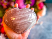 Load image into Gallery viewer, Large Rose Quartz Hearts for Mothers Day, Ethically Sourced Crystals
