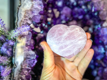 Load image into Gallery viewer, Rose Quartz Crystal Heart for Valentines Day Gift, Valentines Day Hearts
