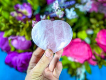 Load image into Gallery viewer, Rose Quartz Crystal Heart for Valentines Day Gift, Valentines Day Hearts
