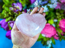 Load image into Gallery viewer, Rose Quartz Crystal Heart for Valentines Day Gift, Valentines Day Hearts
