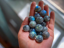 Load image into Gallery viewer, Mini Labradorite Spheres, Crystals and Stones, Labradorite Marble

