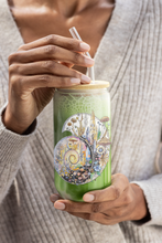 Load image into Gallery viewer, Ammonite Glasses, Comes with Lid and Glass Straw
