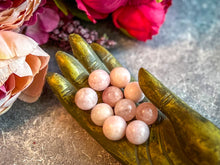 Load image into Gallery viewer, Mini Morganite Spheres, 20-25mm
