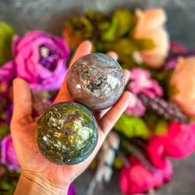 Load image into Gallery viewer, Ocean Jasper Spheres, Ethically Sourced Crystals
