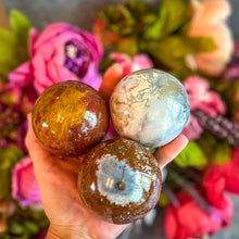 Load image into Gallery viewer, Ocean Jasper Spheres, Ethically Sourced Crystals
