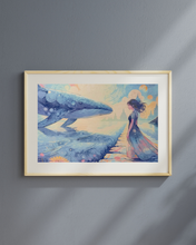 Load image into Gallery viewer, Oneirion – The Temple of Dreams | Whale Surrealism Archival Art Print
