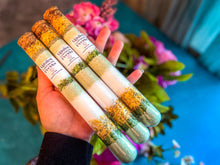 Load image into Gallery viewer, Peridot Bath Salts in Glass Vials
