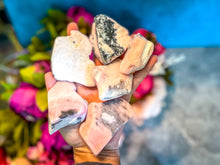 Load image into Gallery viewer, Peruvian Pink Opal Slabs, Partially Polished
