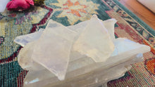 Load and play video in Gallery viewer, 5 Kilos Aura Raw True Selenite Pane, Rainbow Selenite Plate, Bulk Deal!
