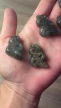 Load and play video in Gallery viewer, Mini 3 cm Labradorite Snake | Serpent Crystal Carving
