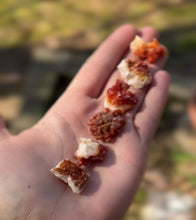 Load and play video in Gallery viewer, Vanadinite Clusters with White Barite
