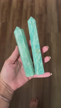 Load and play video in Gallery viewer, Amazonite Crystal Towers, Amazonstone Crystal Towers
