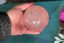 Load and play video in Gallery viewer, Collector Grade Star Rose Quartz Spheres
