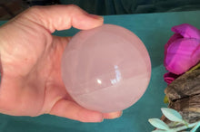 Load and play video in Gallery viewer, Collector Grade Star Rose Quartz Spheres
