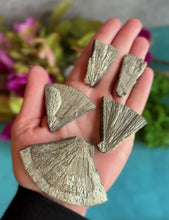Load and play video in Gallery viewer, Pyrite Sun Pieces, Peruvian Pyrite Fragments
