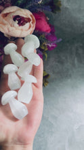 Load and play video in Gallery viewer, 1 3/4&quot; Selenite Mushroom, Crystal Mushrooms
